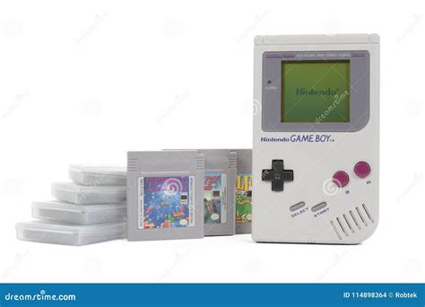 Nintendo Gameboy And Classic Games Editorial Stock Image Image Of