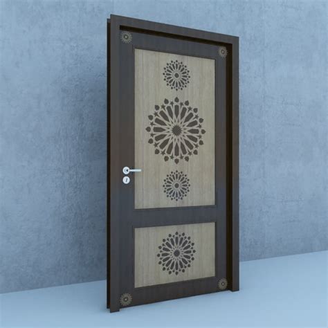 Traditional moroccan door architecture model - TurboSquid 1332758