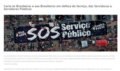 SINTESPB promove leitura da Carta em Defesa do Serviço e Servidor