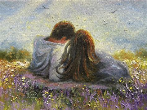 Return To Anon Romantic Paintings Couple Art Painting Love Couple