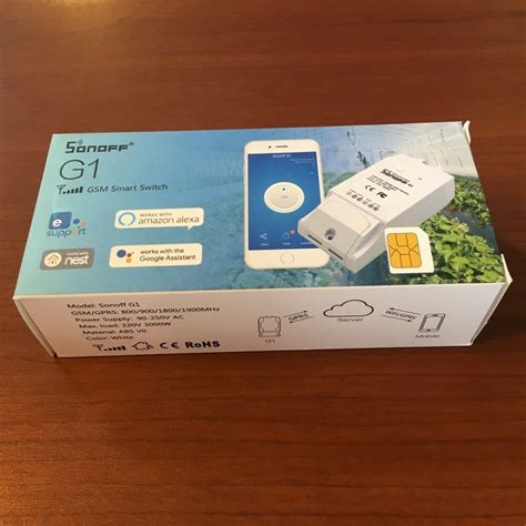 Дистанционное реле Sonoff G1 (GPRS/GSM реле)