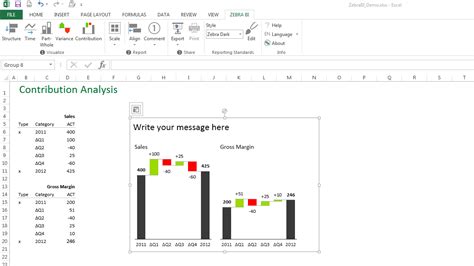 Zebra Bi Excel Chart Add In Create Better Reports In Excel