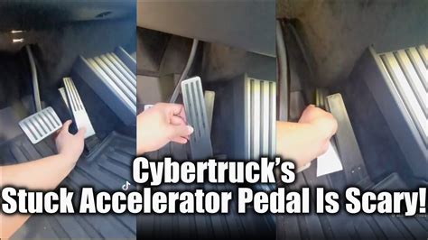 Design Flaw Cybertrucks Accelerator Pedal Getting Stuck YouTube