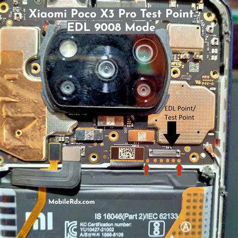 Xiaomi Poco X3 Pro Test Point For Edl 9008 Mode Reboot Into Edl Mode