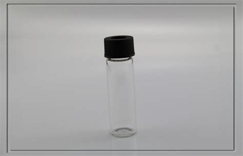 4ml Sample Glass Vials With Black Plastic Cap Ptfe Septa D15mm×h45mm