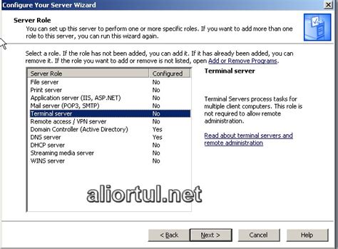 Terminal Server Kurulumu Bili Im Notlar