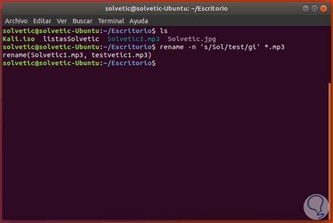 Renombrar Archivos Linux Carpeta Y Directorio Solvetic