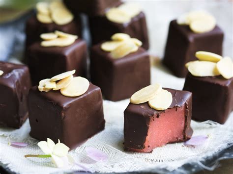 Chocolate And Rosewater Turkish Delight Bites Recipe LEBANESE RECIPES