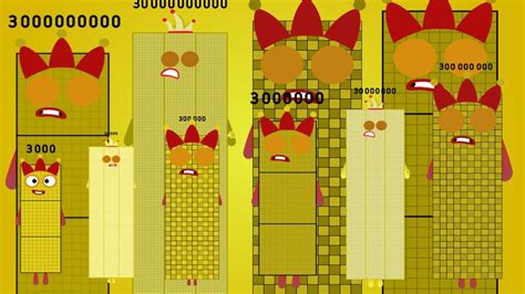 Numberblocks Band Special From 3000 3 Million 3 Trillion But