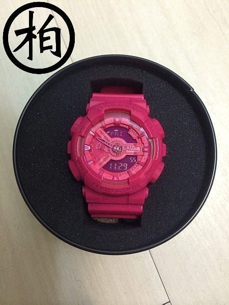 【柏】台灣公司貨 Casio G Shock Ga 110b 4dr Hyper Colors 炫彩系列 全桃紅色 樂高 積木錶 Yahoo奇摩拍賣