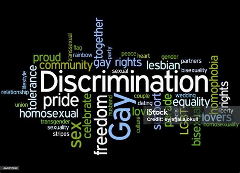 Gay Discrimination Word Cloud Concept 7 Stock Illustration Download