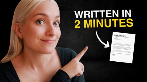 Write A Cover Letter In Seconds With Chat Gpt 🤯 Youtube