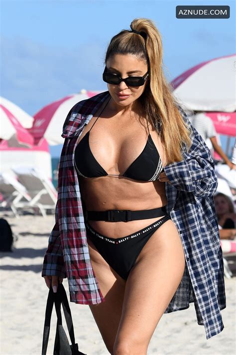 Larsa Pippen Sexy Shows Off Her Curves In A Black Bikini In Miami AZNude