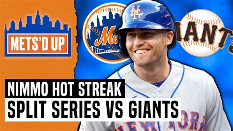 Mets Split Series Vs Giants Mets D Up Podcast Youtube