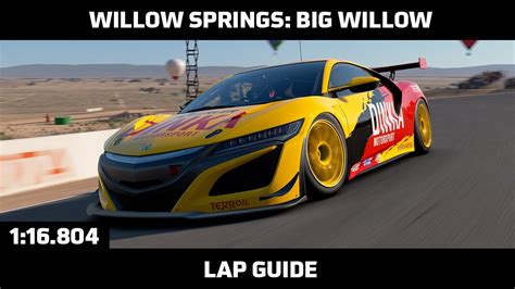 Gran Turismo Sport Daily Race Lap Guide Willow Springs Big Willow