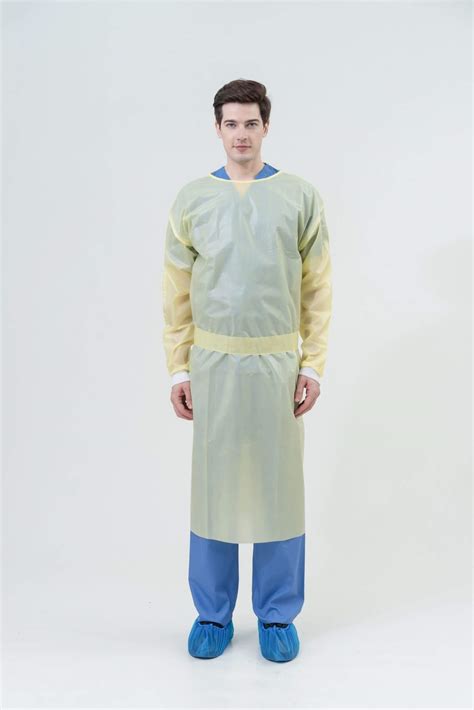 Medtecs Coveru Disposable Isolation Gown Il Yk Yellow Medtecs