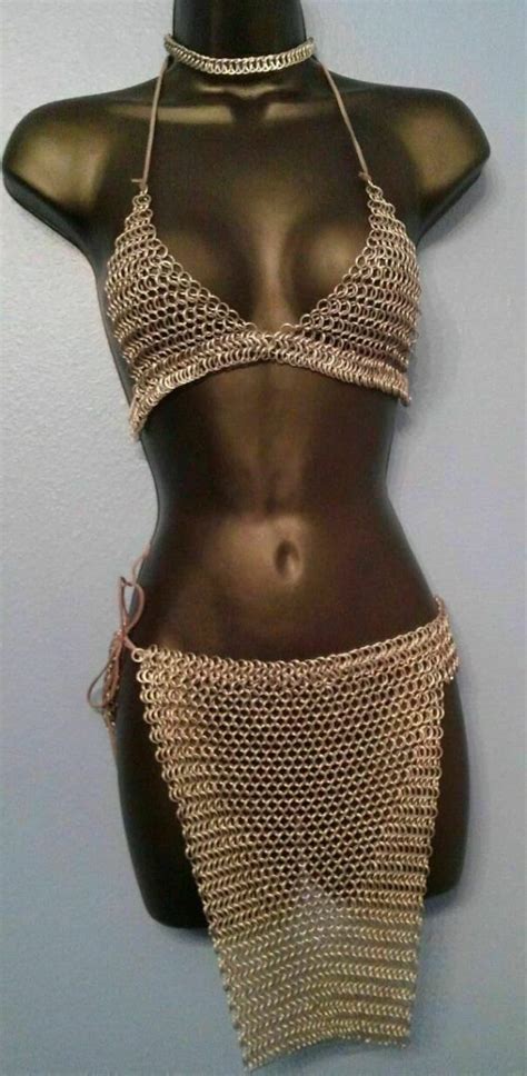 Special Chainmail New Custom Made Chainmail Bikini Top Etsy