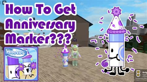 How To Get Anniversary Marker NEW UPDATE In Find The Markers Roblox