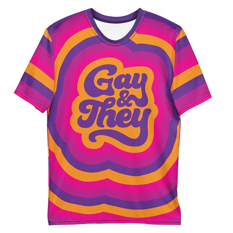 Gay They Tee Sunset Colors Rosalarian