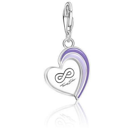 Pendentif Charmista As We Dream Coeur En Argent Thomas Sabo Ocarat