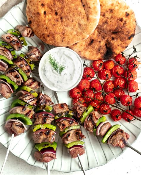 Lamb Skewers with Tzatziki Sauce – The Food Joy