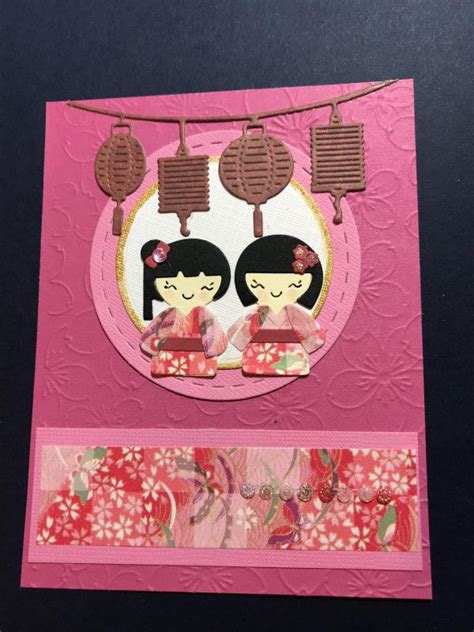 Fs681 Geisha Girls Asian Cards Cards Handmade Geisha Girl