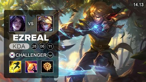 Ezreal Vs Kai Sa Adc Kr Challenger Patch Season Youtube