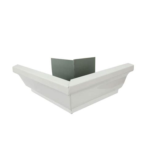 Amerimax Home Products 5 In High Gloss 80° White Aluminum K Style