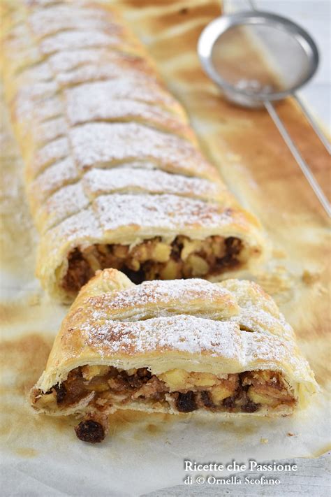 Strudel Di Mele Con Pasta Sfoglia Pronta Ricetta Veloce Ricette Che