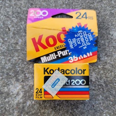 Vintage Kodak Film New Old Stock Kodacolor Gold 200 35mm Eckerd S