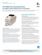 TLP 2824 Plus Desktop Printer ZEBRA TECHNOLOGIES PDF Catalogs