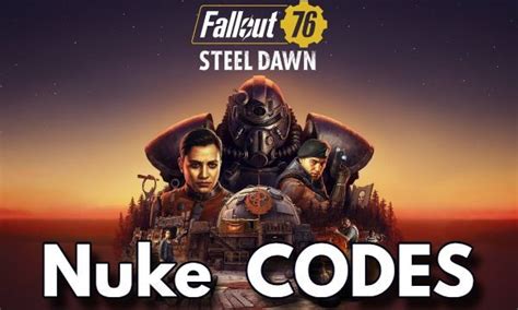 Fallout 76 Nuke Codes November 2023