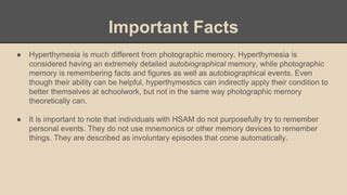 Hyperthymesia | PPT