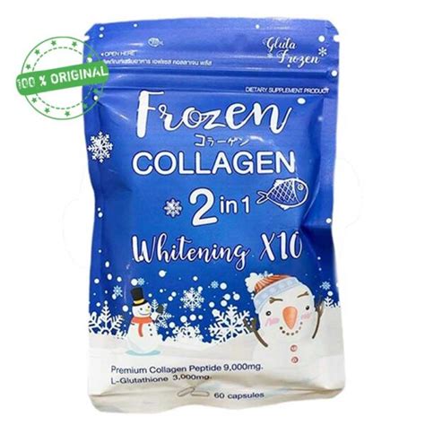 Frozen Collagen 2 In 1 Whitening X10 Capsules Sinin