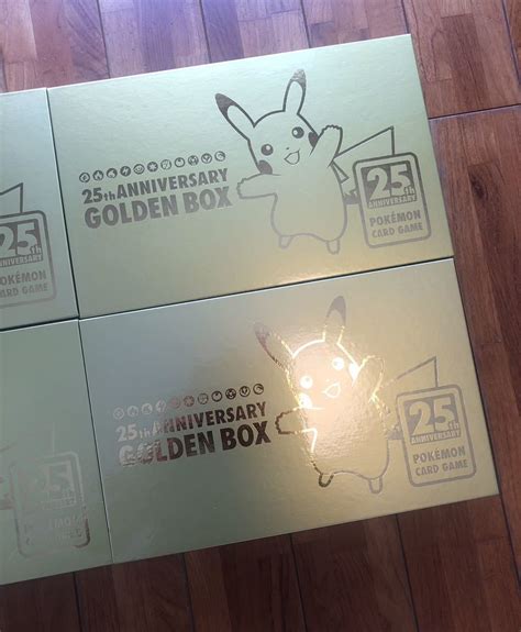 送料無料 25th ゴールデンボックス 空箱 ケース ポケモンカードゲーム ストレージbox｜paypayフリマ