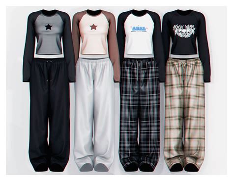 Overview Y2K Bubble T Shirt Pants Patreon In 2023 Sims 4 Mods