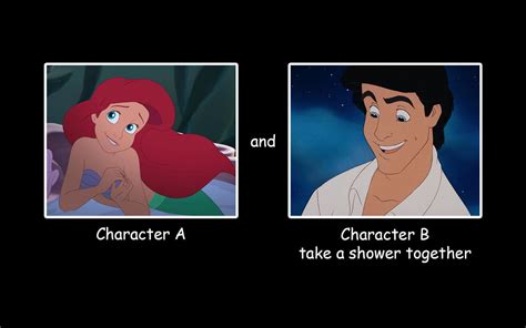 What If Ariel And Eric Take A Shower Together By Jonahcampbellrocks04