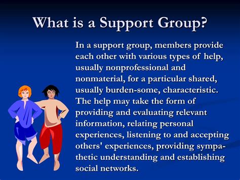 Ppt The Value Of Support Groups And How They Operate Powerpoint