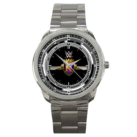 New Wwe King Of The Ring Logo Stainless Steel Wrist Watch Ring Logo