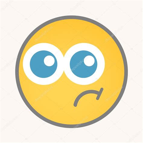 Stupid Cartoon Smiley Vector Face Vectorafbeelding Door Baavli