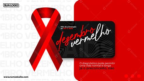 Social Media Banner Dezembro Vermelho M S De Preven O Ao Hiv Aids Eps