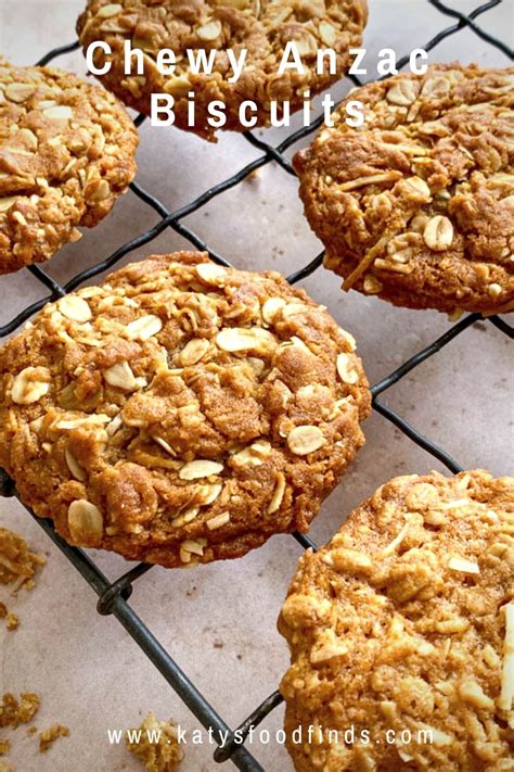 Chewy Anzac Biscuits Katys Food Finds