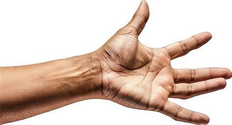 Outstretched Hand Palm Facing Up 46006117 Png