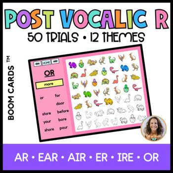 Post Vocalic R Boom Cards For Speech Therapy By Cytrynspeech Tpt