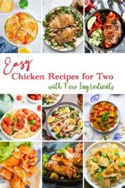 Easy Chicken Recipes for Two with Few Ingredients - Oh, That's Good