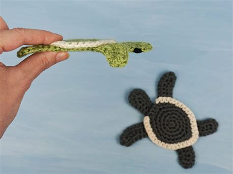 Baby Sea Turtle Applique CROCHET PATTERN Digital PDF File - Etsy