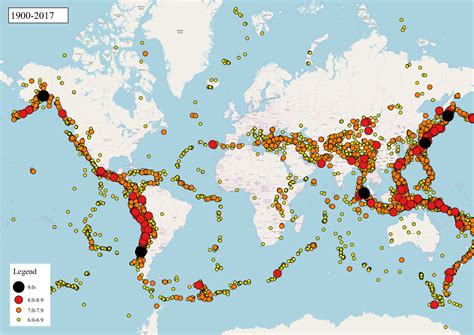 Earthquake Map Worldwide