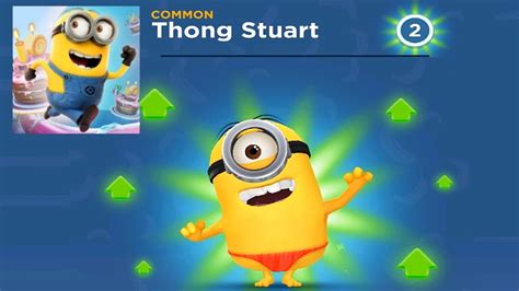 Despicable Me Minion Rush BANANA MANIA Thong Stuart Level Up New Minion