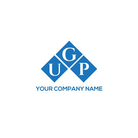Ugp Letter Logo Design On White Background Ugp Creative Initials