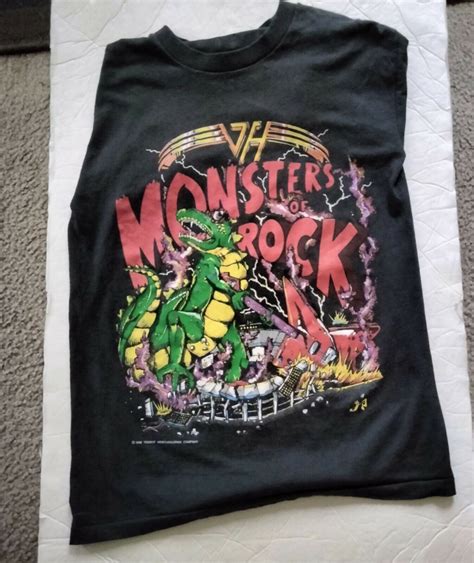 Monsters Of Rock Concert Tour T Shirt Gem